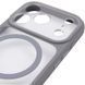 Чохол TPU+PC GETMAN Moon Clear with MagSafe для Apple iPhone 15 Pro (6.1") Grey 656-08423 фото 4