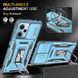 Ударостійкий чохол Camshield Army Ring для Xiaomi Redmi 12 / Poco M6 Pro 5G Light Blue 777-05012 фото 3