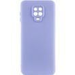 Чохол TPU GETMAN Liquid Silk Full Camera для Xiaomi Redmi Note 9s / Note 9 Pro / Note 9 Pro Max Бузковий / Light purple ILSO-00000074072-21 фото