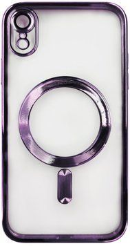 Чохол Wave TPU Metallic with Magsafe з закритою камерою для iPhone Xr Фіолетовий 214-01374 фото