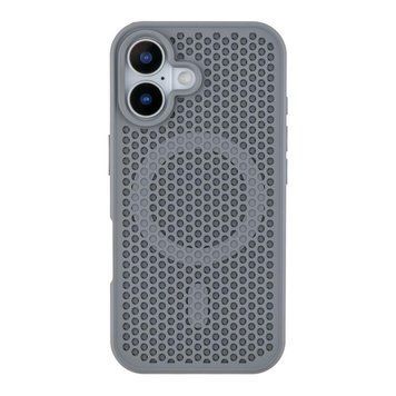 Чохол TPU+PC AeroCool with MagSafe для iPhone 16 Grey 757-00594 фото