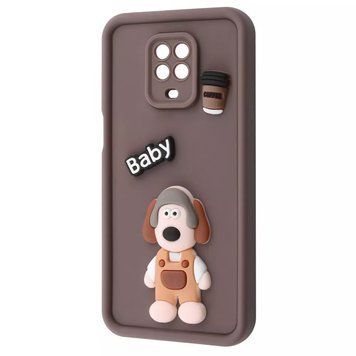 Чехол Pretty Things Case для Xiaomi Redmi Note 9S/Note 9 Pro Brown/Baby 777-02110 фото
