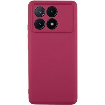 Чехол Silicone Cover Lakshmi Full Camera для Xiaomi Poco X6 / Note 13 Pro 5G Marsala 777-07069 фото