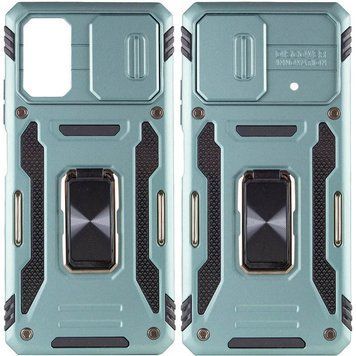 Ударопрочный чехол Camshield Army Ring для Xiaomi Poco F5 / Note 12 Turbo Light Green 777-05063 фото