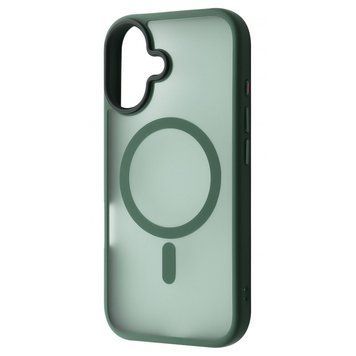 Чехол WAVE Matte Insane Case with Magnetic Ring для iPhone 16 Plus Green 656-07880 фото
