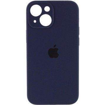 Силіконовий чохол з закритою камерою для iPhone 15 Dark Blue 666-00996 фото