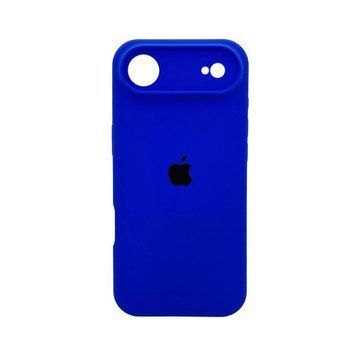 Силіконовий чохол з закритою камерою для iPhone 17 Air Shiny Blue 666-04397 фото