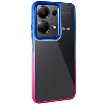 Чехол TPU+PC Fresh sip series для Xiaomi Redmi Note 13 Pro 4G / Poco M6 Pro 4G / Note 14S Розовый / Синий 777-06629 фото