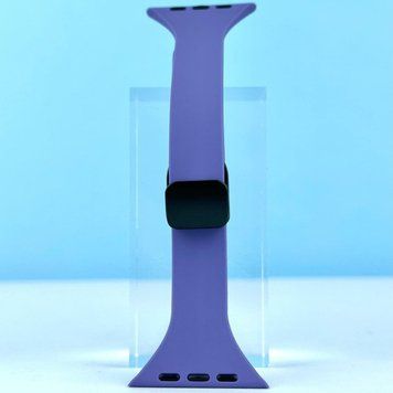 Силіконовий ремінець Thin Soft Narrow Magnetic Clasp для Apple Watch 38/40/41mm Purple 212-02841 фото