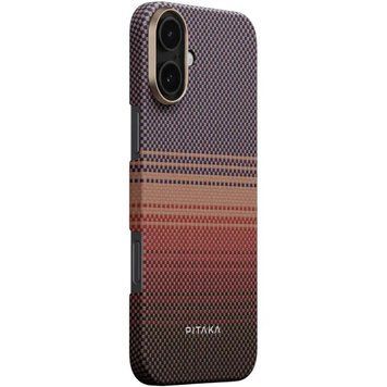 Чохол PC PITAKA with MagSafe для Apple iPhone 17 (6.3") Sunset 656-08398 фото