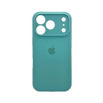 Силиконовый чехол с закрытой камерой для iPhone 17 Pro Sea Blue 666-04247 фото
