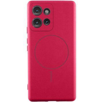 Чехол Silicone Cover Lakshmi Full Camera with MagFit для Motorola Moto G75 5G Красный 555-02052 фото