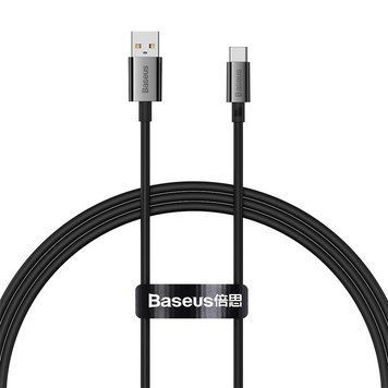Кабель Baseus Superior Series Fast Charging Data Cable USB to Type-C 100W 1m Cluster Black P10320102114-00 фото