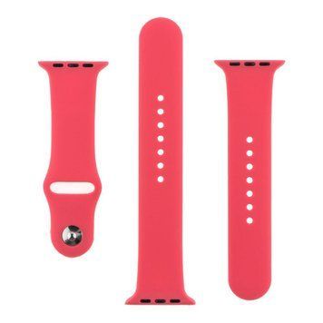 Ремешок для Apple Watch Band Silicone Two-Piece 42/44/45/49mm Wine Red 212-02191 фото