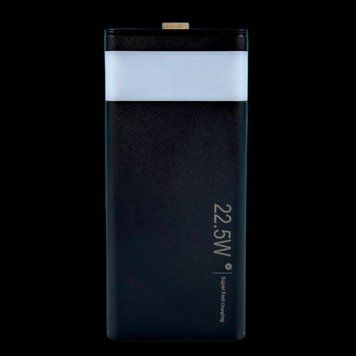 Портативный аккумулятор Power Bank WUW-TUGII Y53 30000mAh PD22.5W Черный 216-00113 фото