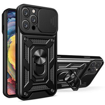 Ударопрочный чехол Camshield Serge Ring для Apple iPhone 13 Pro Max (6.7") Black 208-05554 фото