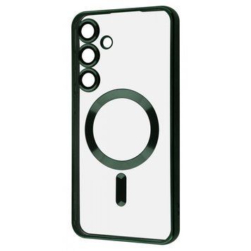 Чохол WAVE Metal Color Case with Magnetic Ring для Samsung Galaxy S24 Dark green 656-07988 фото