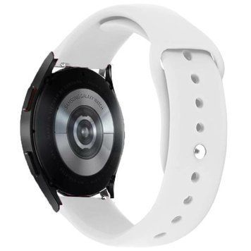 Силиконовый ремешок Sport для Smart Watch 20mm White 212-01409 фото