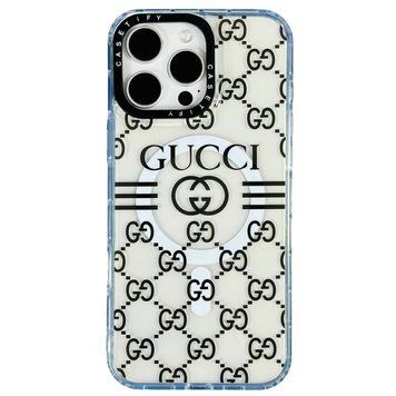 Чехол Transparent CaseTify Magnetic для iPhone 13 Pro Gucci 214-04182 фото