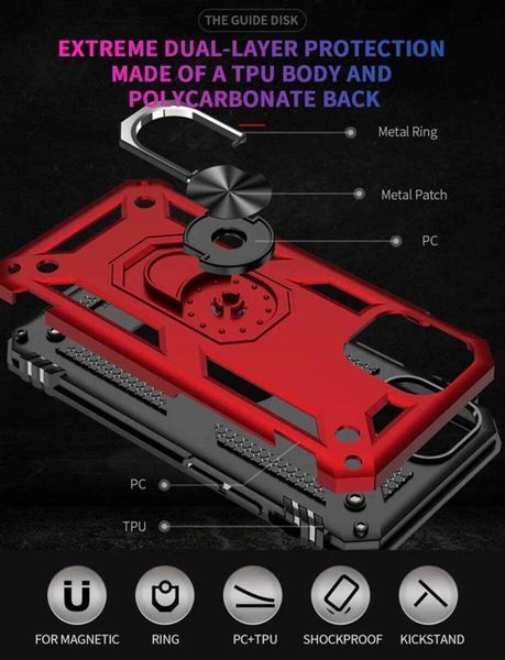 Чохол Cosmic Robot Ring для iPhone 11 Red 666-00051 фото