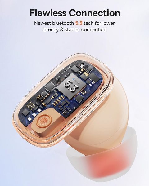 Беспроводные наушники TWS Baseus AirNora 2 , ANC, Gradient Orange NGTW320207 фото