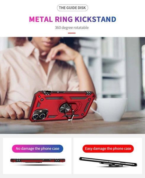 Чохол Cosmic Robot Ring для iPhone 11 Red 666-00051 фото