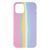 Силіконовий чохол Rainbow для iPhone 11 Pro Max Pink/Blue 888-00156 фото