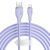Кабель Baseus Pudding Series Lightning 2.4A (1,2m) Purple 209-00232 фото