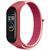Ремінець Nylon New для Xiaomi Mi Band 3/4/5/6/7 Pomegranate Red / Pink 212-01761 фото