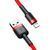 Кабель Baseus Cafule Cable USB For Lightning 2.4A 1m Red+Red CALKLF-B09 фото