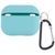 Силиконовый футляр с микрофиброй для наушников Airpods Pro 3 Marine Green 656-08098 фото