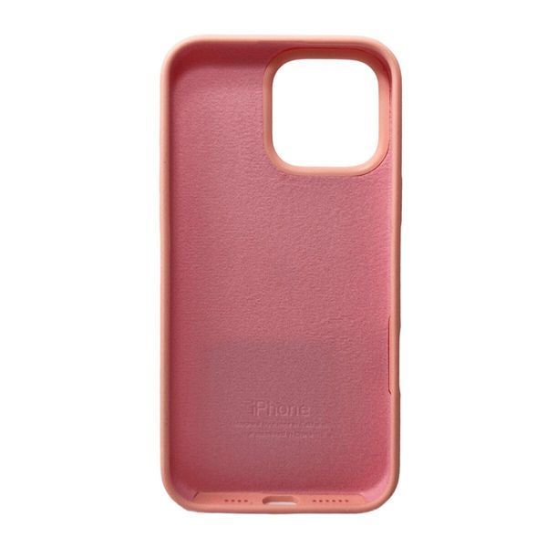 Силиконовый чехол для iPhone 16 Pro Grapefruit 666-01204 фото
