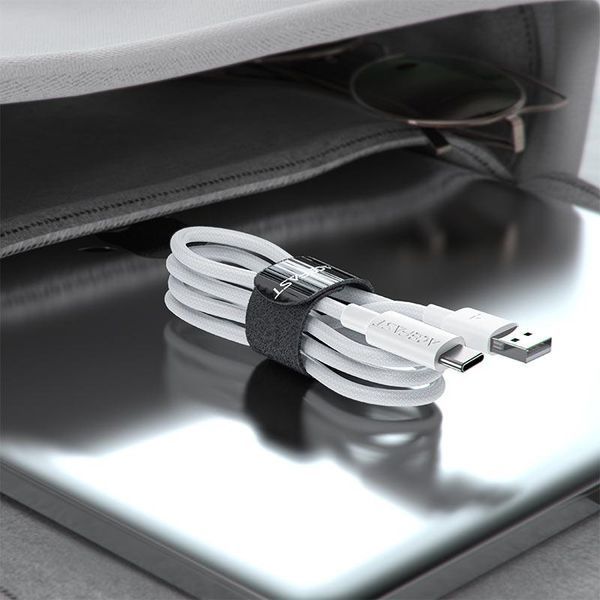 Кабель ACEFAST C18-04 USB-A to USB-C braid charging data cable White 6974316284260 фото