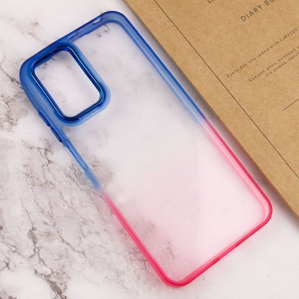 Чохол TPU+PC Fresh sip series для Realme C67 4G Рожевий / Синій 777-06579 фото