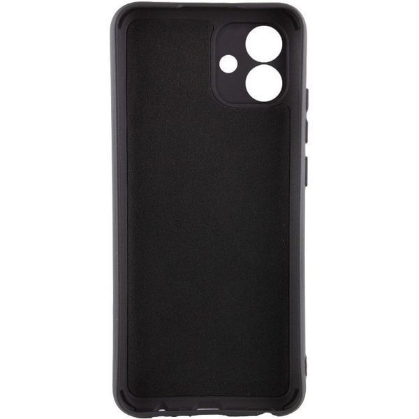 Чехол TPU GETMAN Liquid Silk Full Camera для Samsung Galaxy A07 Black 555-02426 фото