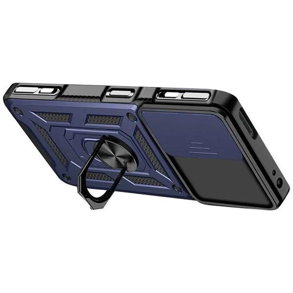 Ударостійкий чохол Camshield Serge Ring для Xiaomi Poco F4 GT Blue 777-04530 фото