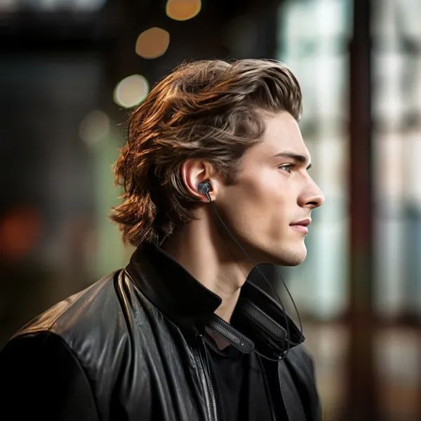 Бездротові спортивні навушники HOCO ES70 Armour neck-mounted BT earphones Black 6942007611602 фото
