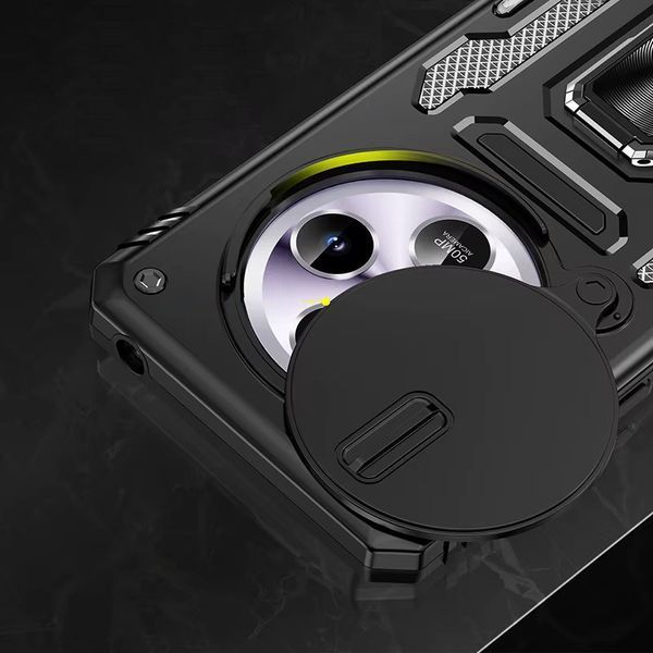 Ударопрочный чехол Camshield Army Ring для Xiaomi Redmi 14C / A4 / Poco C75 Black 777-04963 фото
