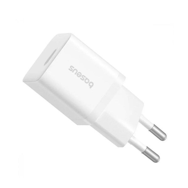 Мережевий зарядний пристрій Baseus GaN5 Fast Charger (mini) 1C 25W EU Moon White 656-01285 фото