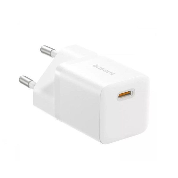 Мережевий зарядний пристрій Baseus GaN5 Fast Charger (mini) 1C 25W EU Moon White 656-01285 фото