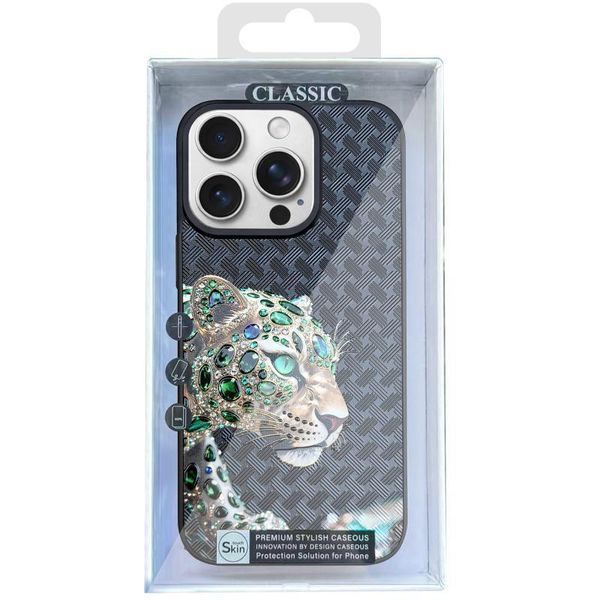 Чехол TPU+PC Crystal Hunt with MagSafe для Apple iPhone 16 Pro (6.3") Black 214-04791 фото