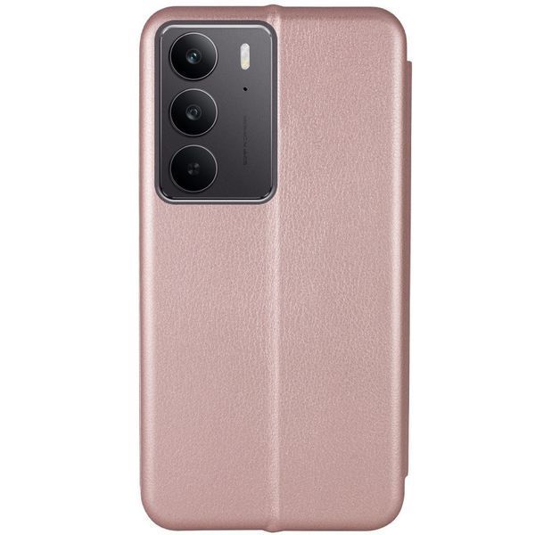 Кожаный чехол-книжка Classy для Realme C75 / C75x Rose Gold 777-05263 фото