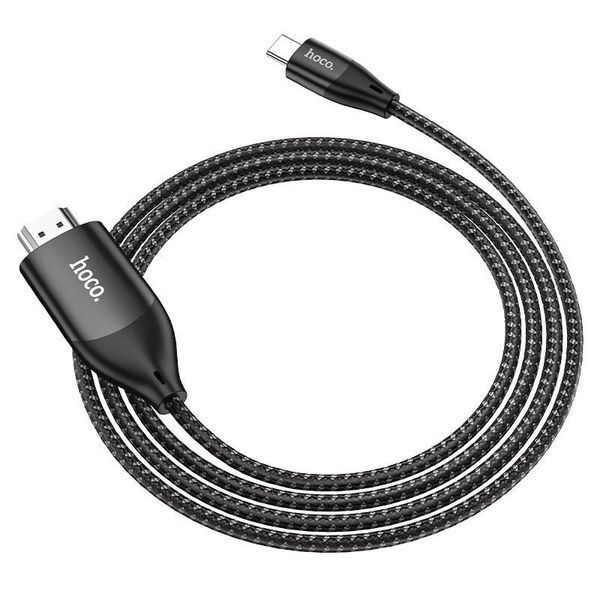 Кабель HOCO UA16 Type-C to HDTV HD on-screen cable Metal Gray 6931474755025 фото