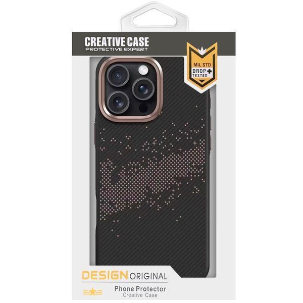 Чехол TPU Monzo (MagFit) для Apple iPhone 16 Pro Max (6.9") Titanium gold 555-03879 фото