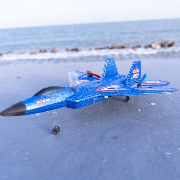 Літак на радіокеруванні SCHE HW32 F22 Fighter Blue 656-03514 фото