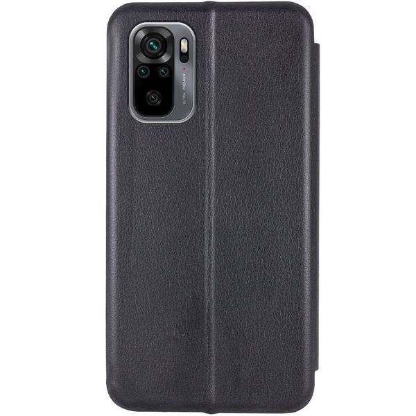 Кожаный чехол-книжка Classy для Xiaomi Redmi Note 10 / Note 10s / Poco M5s Черный 777-03634 фото