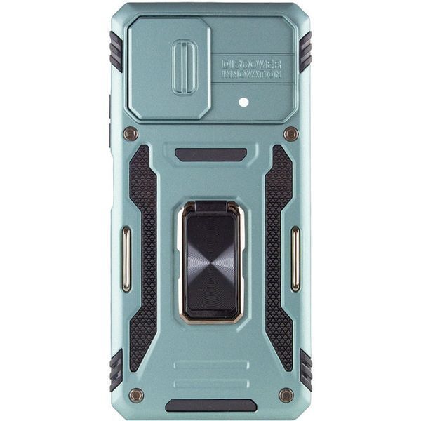 Ударопрочный чехол Camshield Army Ring для Xiaomi Poco F5 / Note 12 Turbo Light Green 777-05063 фото