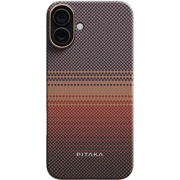 Чехол PC PITAKA with MagSafe для Apple iPhone 17 (6.3") Sunset 656-08398 фото