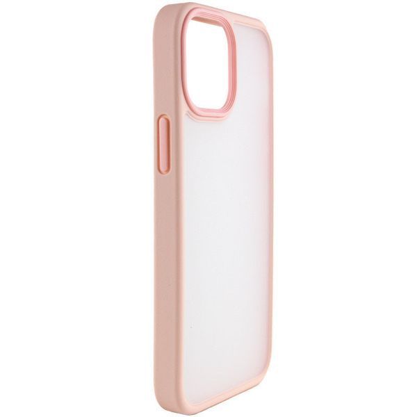 TPU+PC чохол Metal Buttons для Apple iPhone 14 (6.1") Рожевий 777-08305 фото