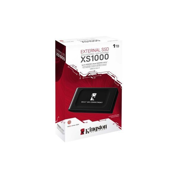 Портативний SSD Kingston XS1000 BOC 1TB USB 3.2 Gen2 Type-C 3D NAND SXS1000/1000GA фото